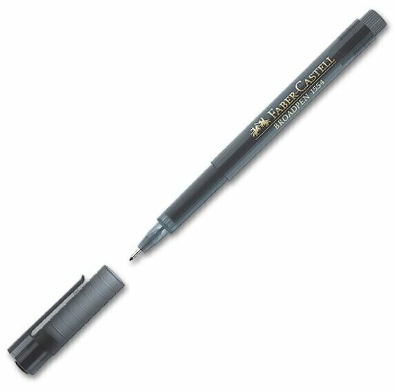 Faber Castell Broadpen 1554 Keçe Uçlu Kalem Gri