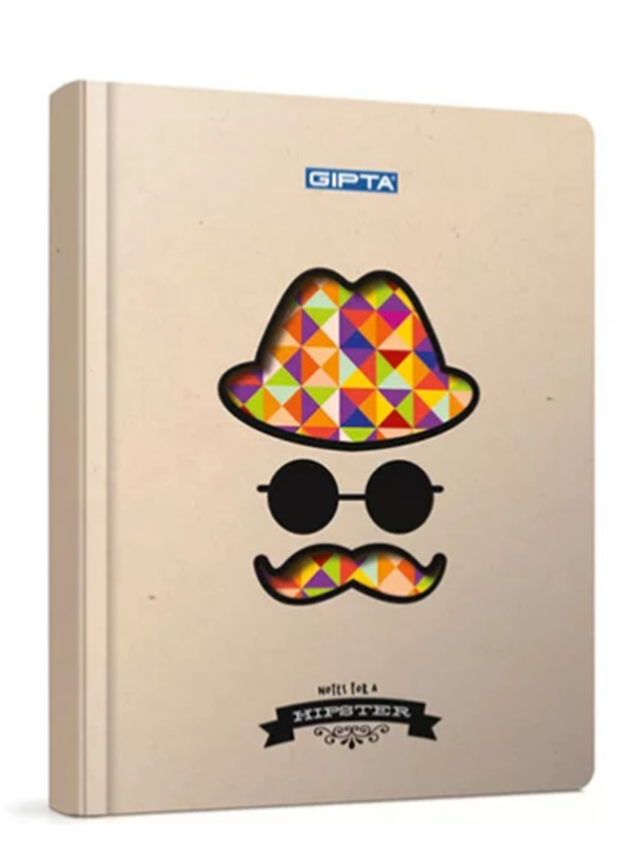 Hipster 9x14 Sert Kapak 120 yp Çizgili / Kareli / Noktalı