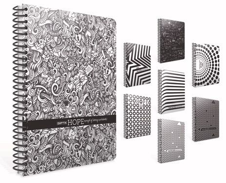 Hope 19x26 Spiralli Karton Kapak 100 yp Çizgili