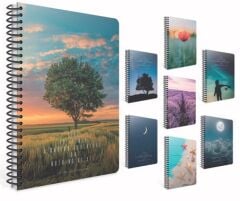 Lite Book A4 Spiralli PP Kapak 100 yp Çizgili