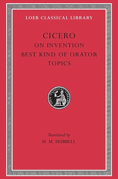 L 386 Vol II, On Invention. The Best Kind of Orator. Topics
