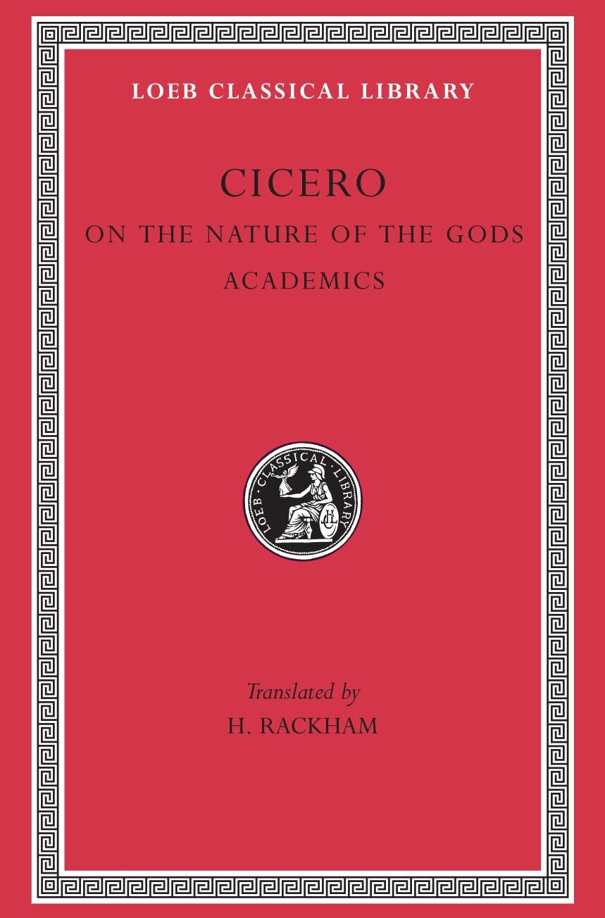 L 268 Vol XIX, On the Nature of the Gods. Academics