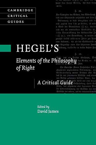 Hegel's Elements of the Philosophy of Right: A Critical Guide