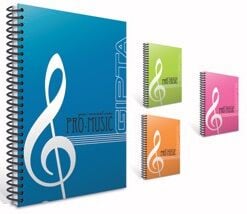 Müzik Defteri A4 Spiralli PP Kapak 60 yp