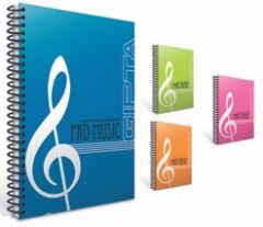 Müzik Defteri A4 Spiralli PP Kapak 60 yp