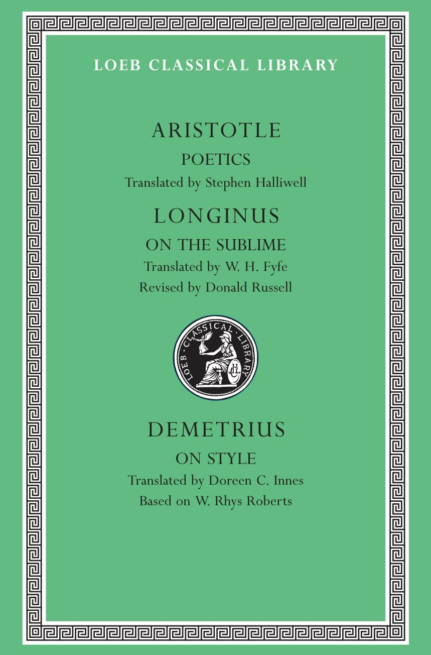 L 199 Vol XXIII, Poetics. Longinus