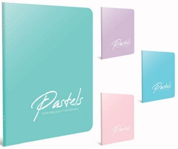 Pastels A4 Tel Dikişli PP Kapak 80 yp Kareli