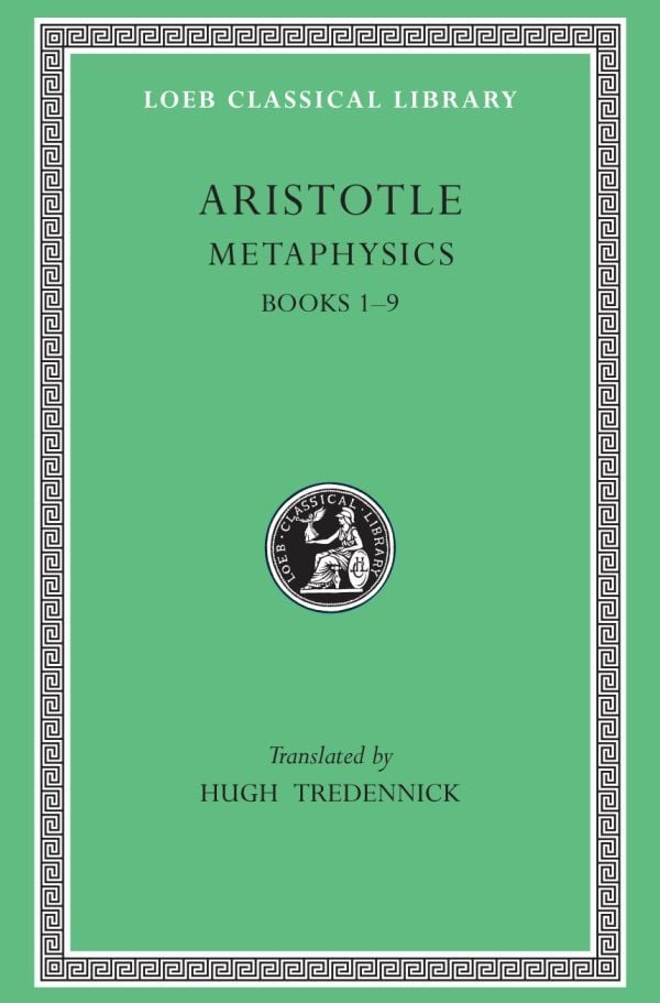 L 271 Vol XVII, Metaphysics, Vol I, Books 1-9