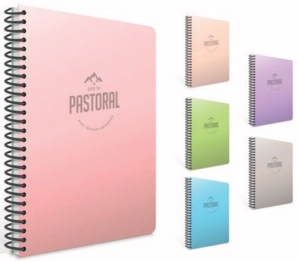 Pastoral A4 Spiralli PP Kapak 72 yp Kareli